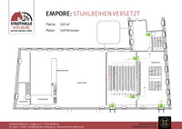 Empore - Stuhlreihen